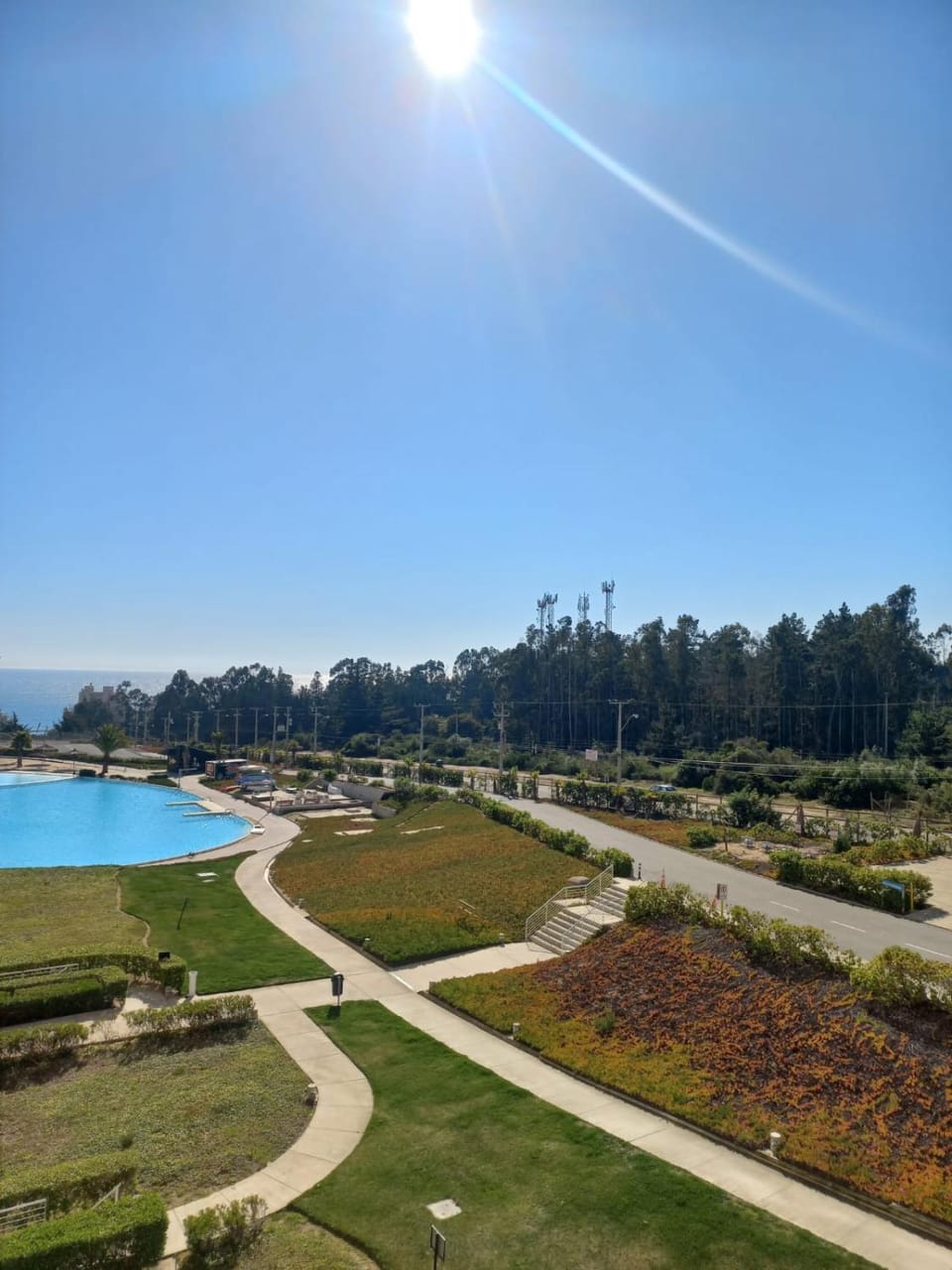 Natural landscape, Sea view, Swimming pool