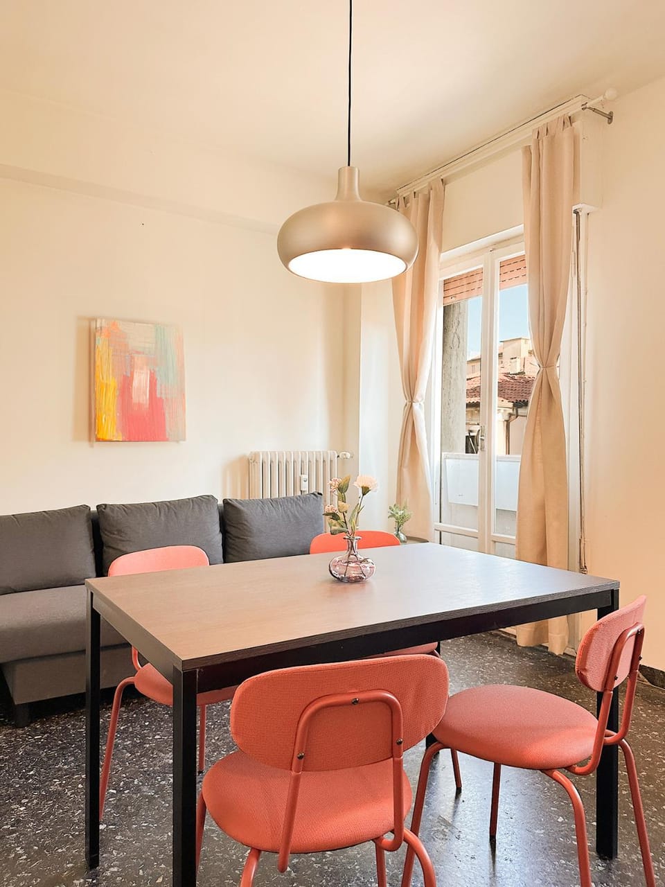 Living room, Seating area, Dining area