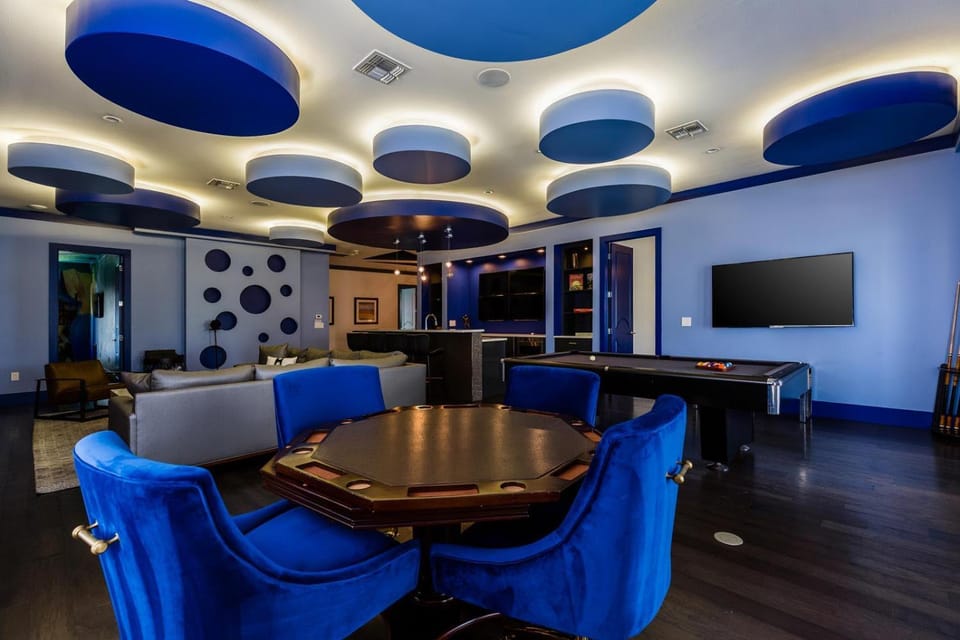 Mansion with Arcade, Theater, Game Loft, Huge Balcony Villa in Four Corners