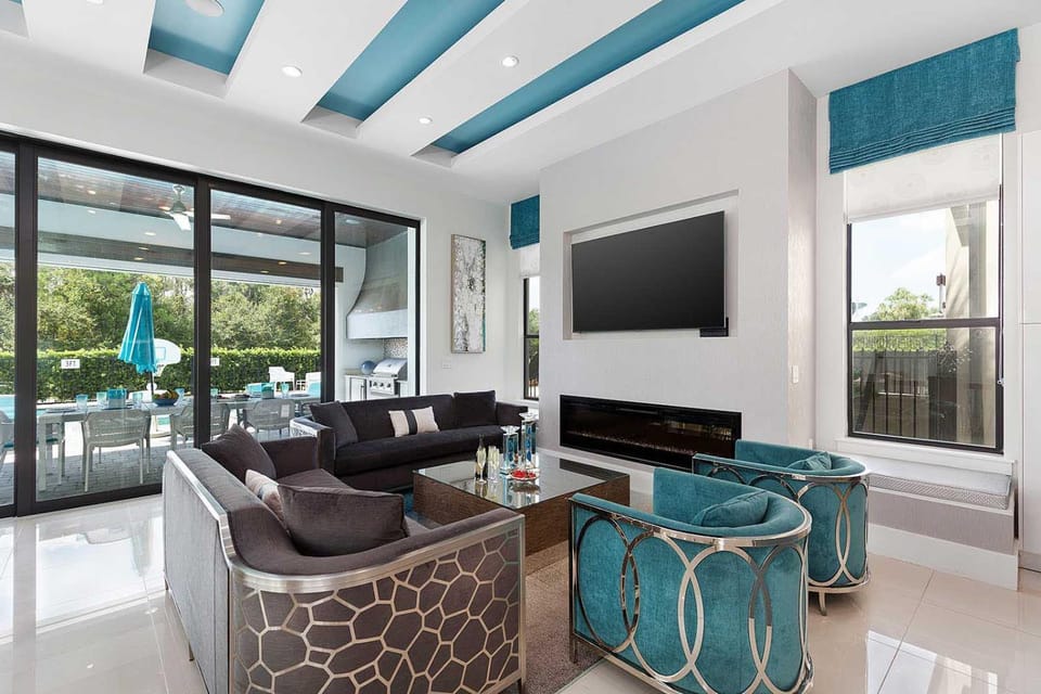 Epic Villa Near Disney w Arcade, Theater, Spa Pool Villa in Four Corners