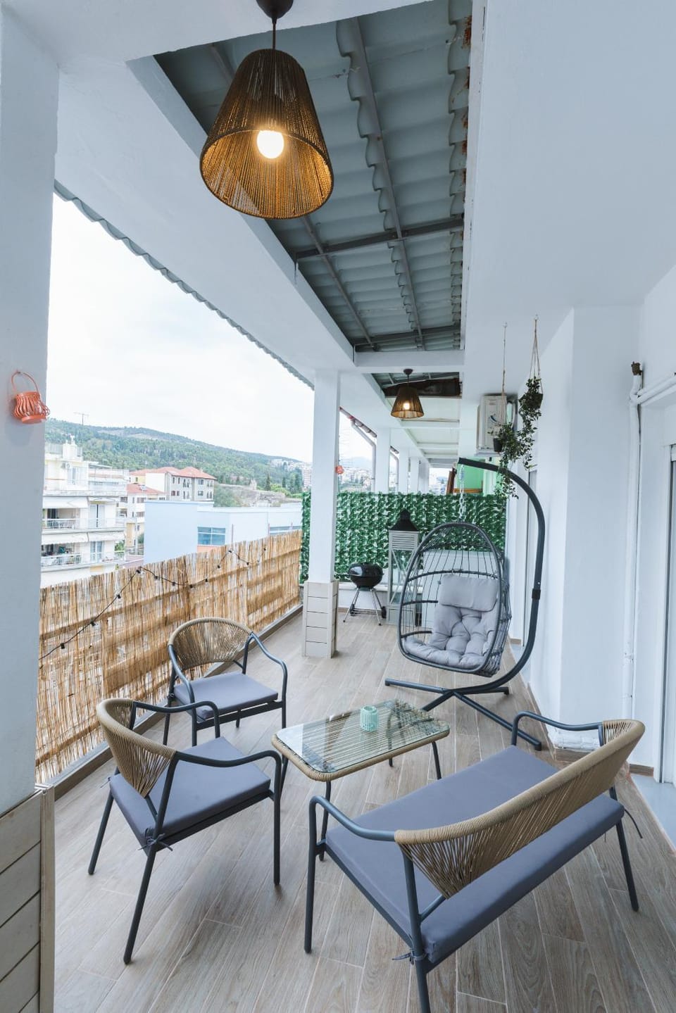 Patio, Day, View (from property/room), Balcony/Terrace, Living room, Seating area