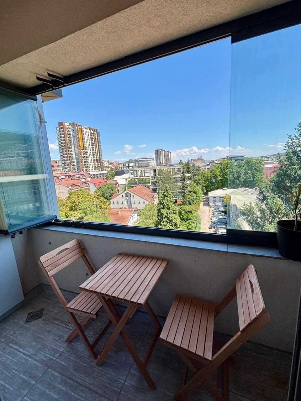 View (from property/room), Balcony/Terrace, City view