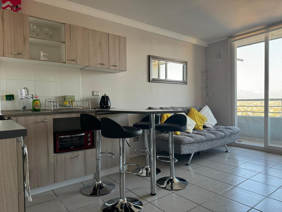 Kitchen or kitchenette, Living room, Dining area
