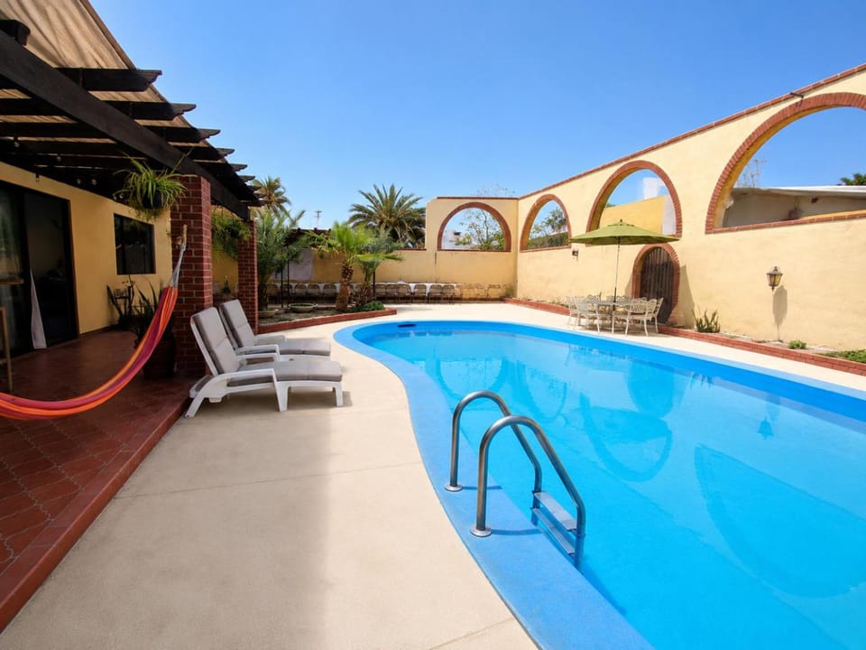 Patio, Day, Pool view, Swimming pool, sunbed