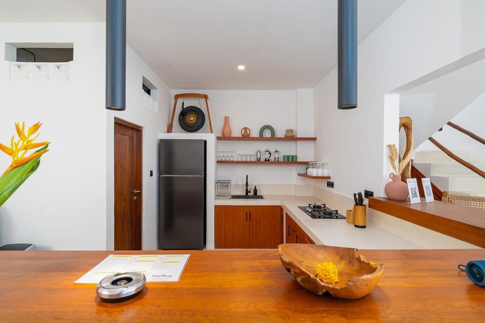 Kitchen or kitchenette, stove, kitchen, kitchen