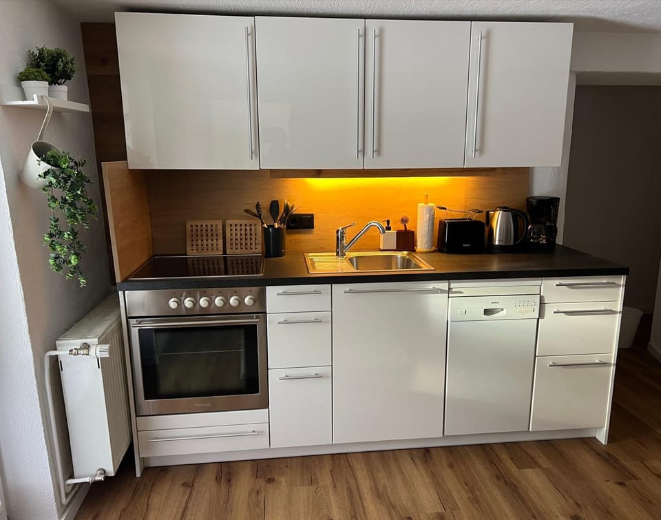 Coffee/tea facilities, Kitchen or kitchenette, dishwasher, stove, kitchen