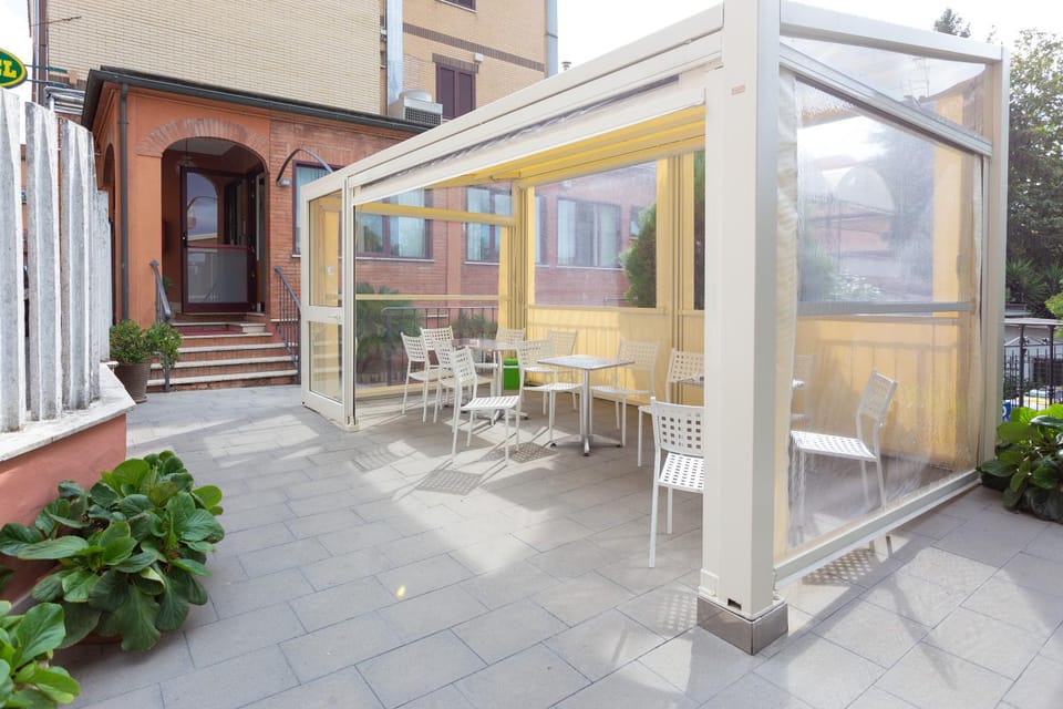 Property building, Patio