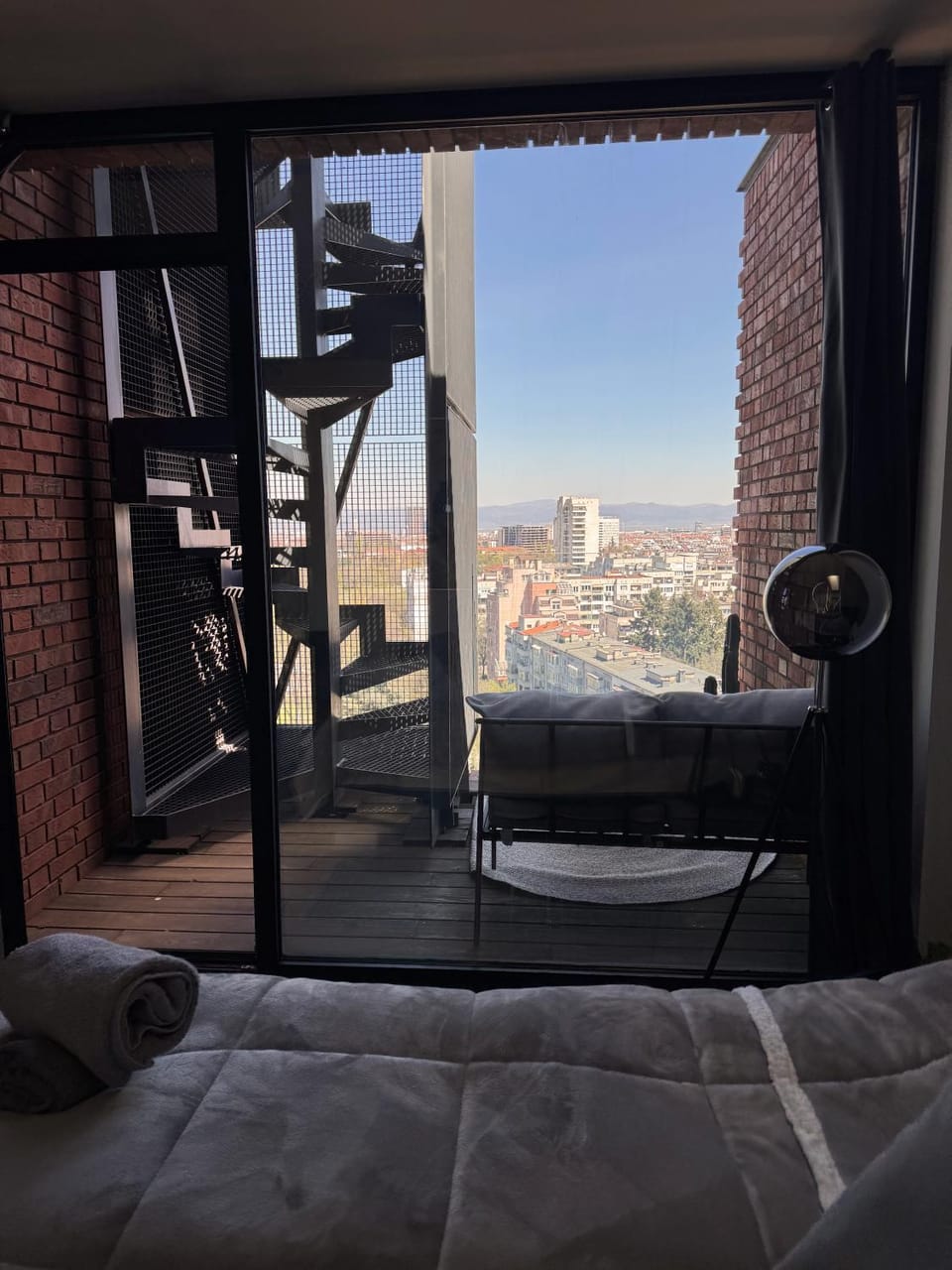Bed, Balcony/Terrace, Living room