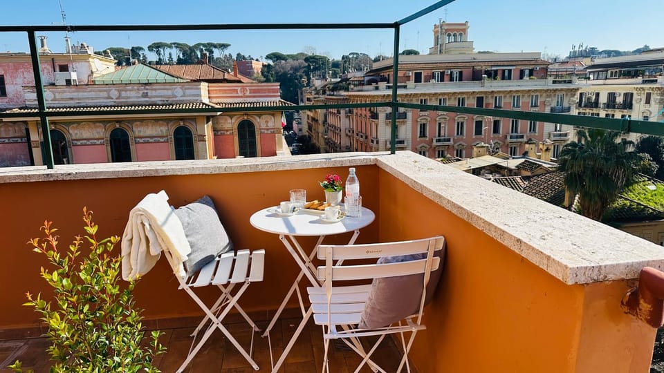 Property building, Patio, Day, View (from property/room), Balcony/Terrace, City view