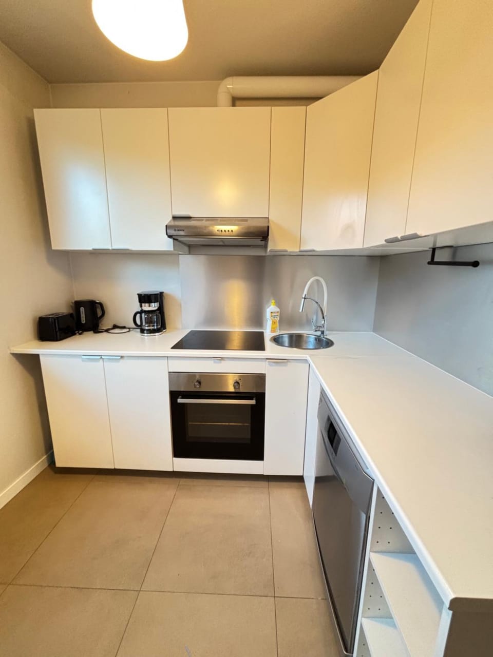 dishwasher, oven, stove, toaster