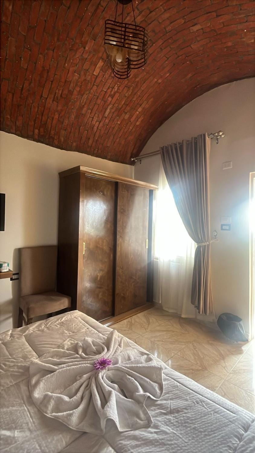 Bed, Photo of the whole room, Bedroom, towels, wardrobe