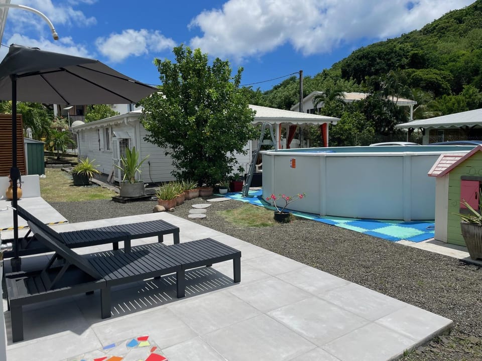 Balcony/Terrace, Garden view, Pool view, Swimming pool, sunbed