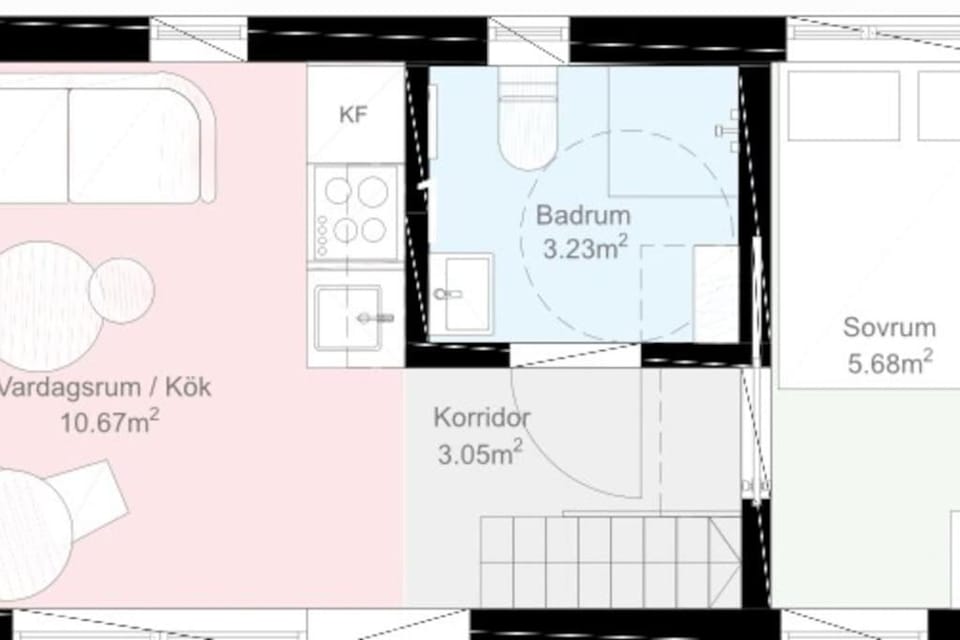 Attefall begonian Apartment in Stockholm County