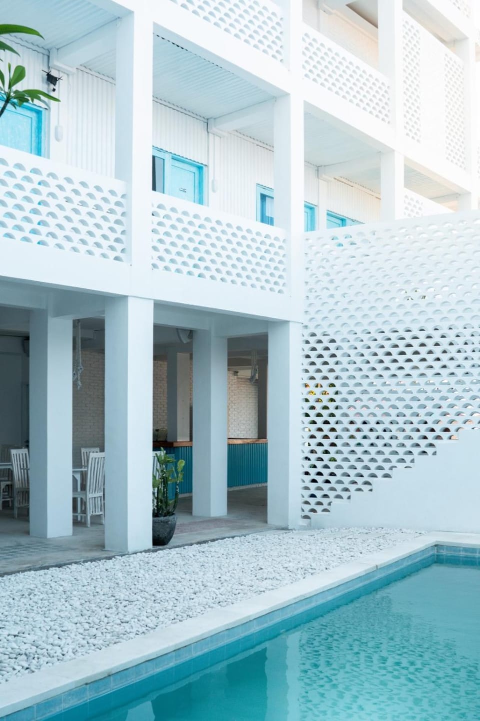 Property building, Pool view, Swimming pool