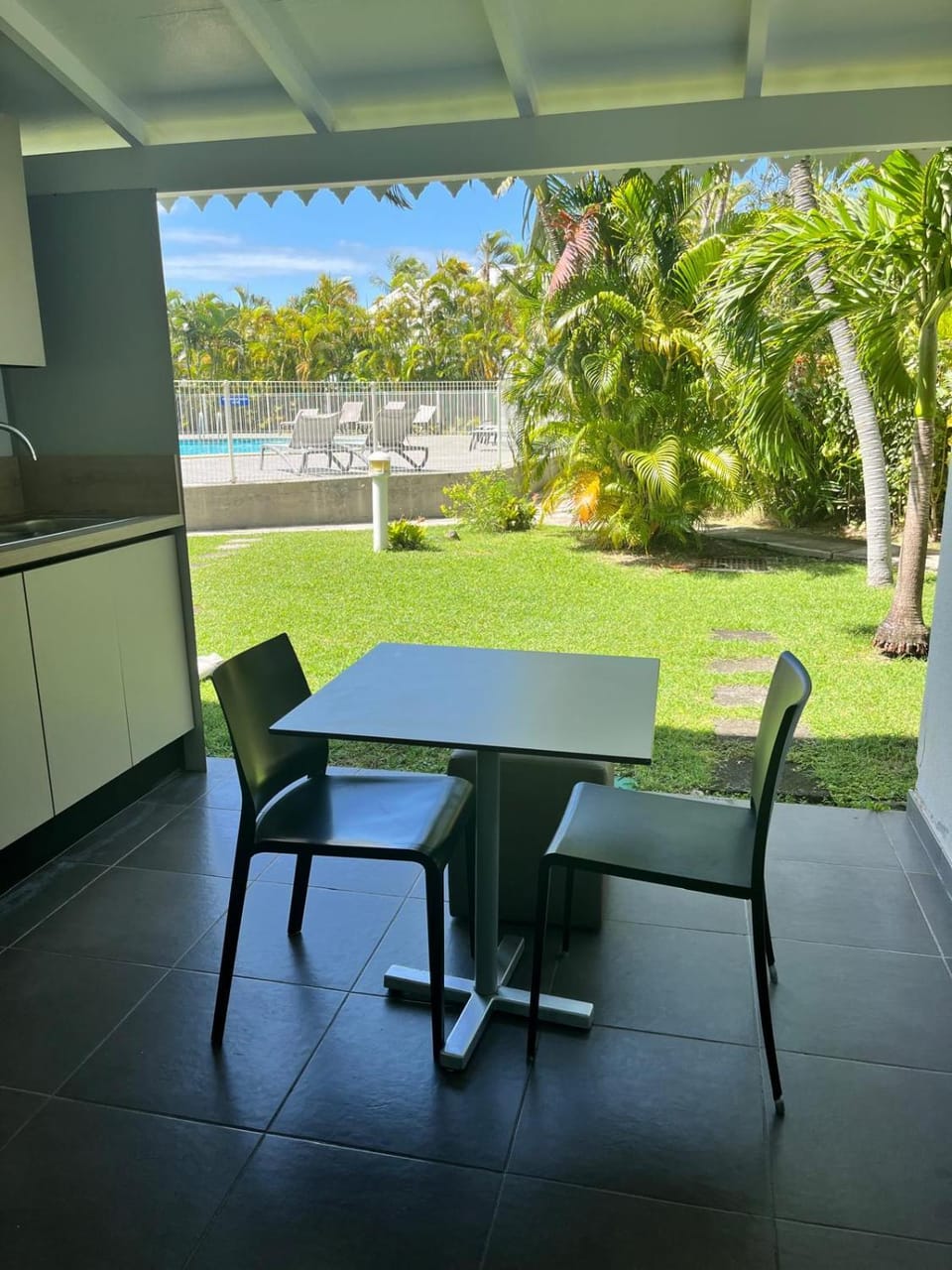 Patio, Balcony/Terrace, Dining area, Garden view