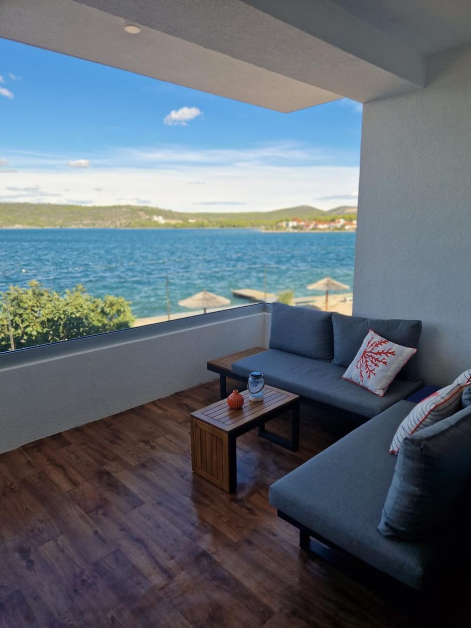 View (from property/room), Balcony/Terrace, Sea view