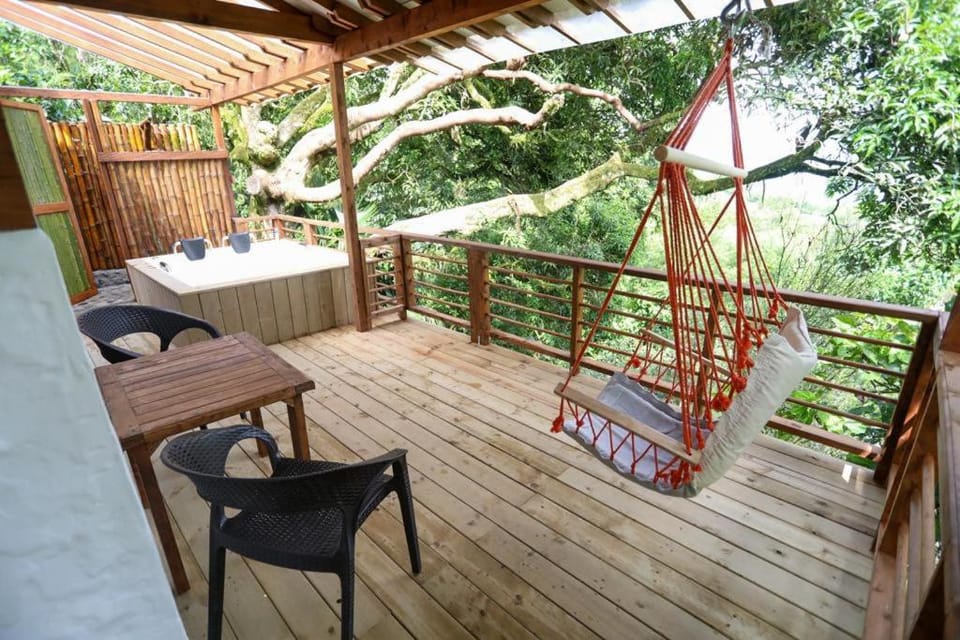 Balcony/Terrace, Dining area, Garden view