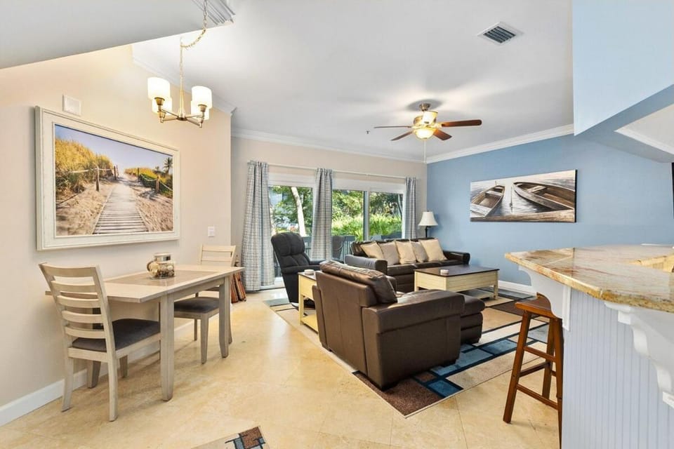 Pet Friendly Beach Villa 3 Bed 3 Bath walk to the beach pools tennis and more 16 OB House in South Forest Beach