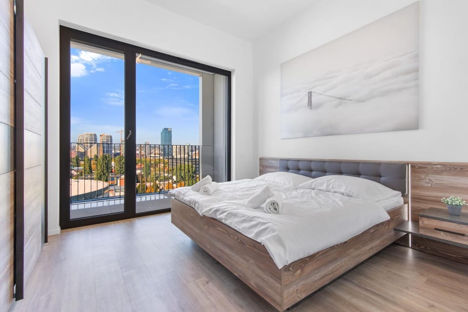 Bed, View (from property/room), Balcony/Terrace, Photo of the whole room, Bedroom, towels