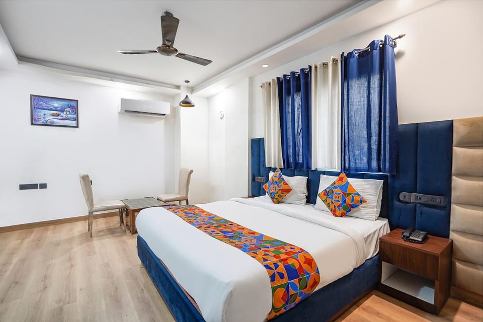 Bed, Bedroom, air conditioner