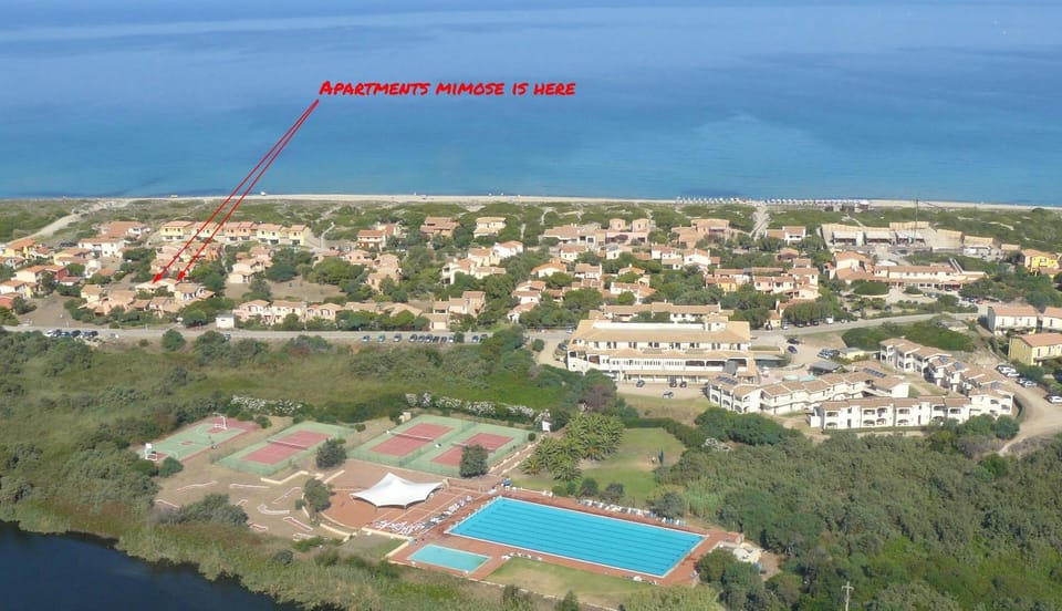 Bird's eye view, TV and multimedia, Sea view, Swimming pool