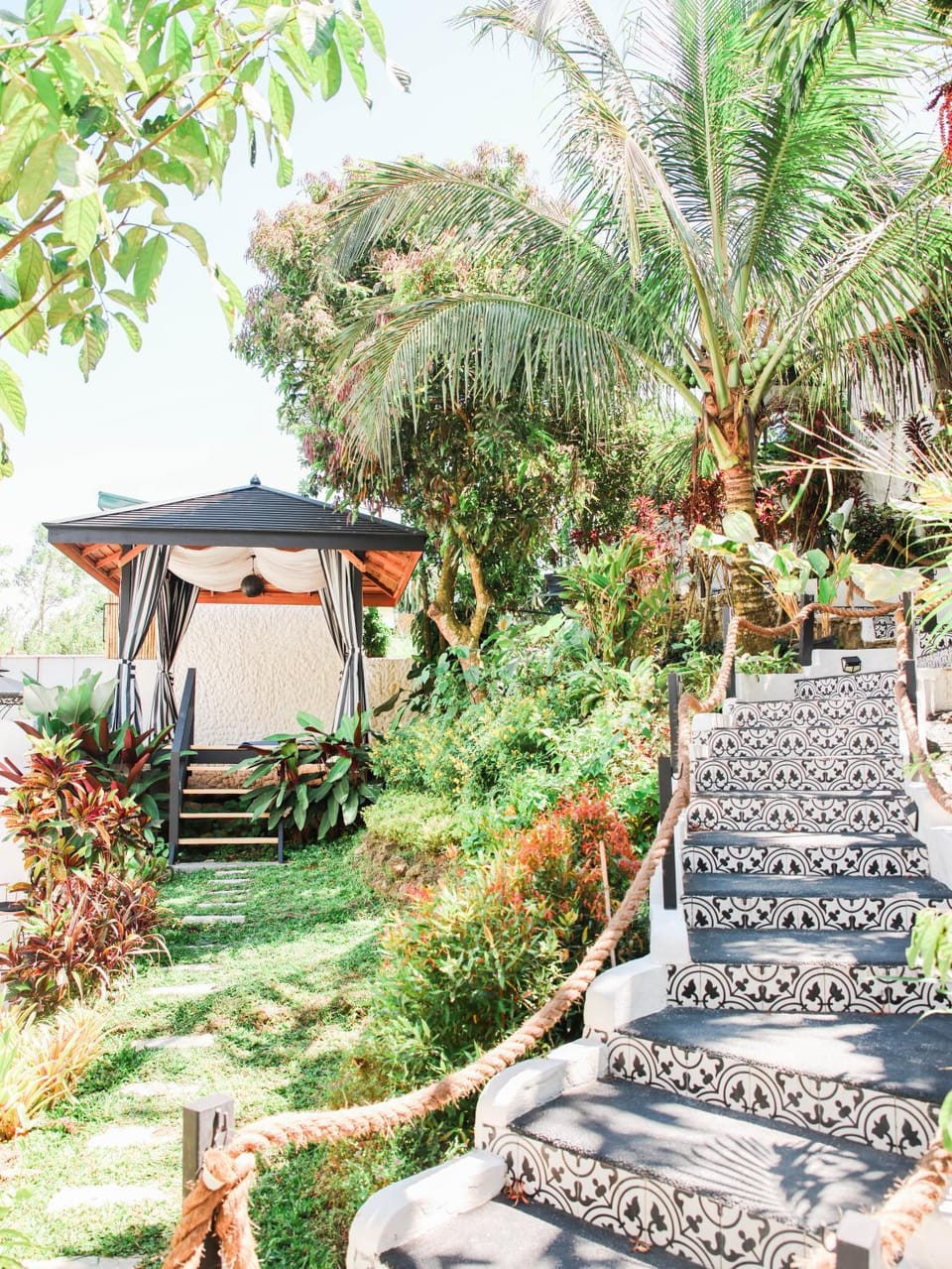 Property building, Patio, Garden, Garden view, Swimming pool