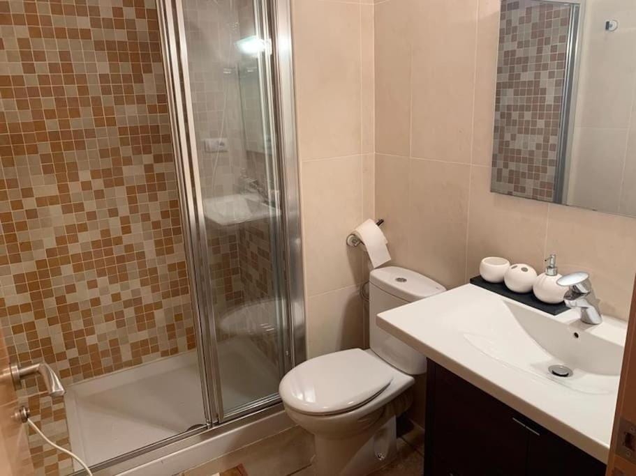 Shower, Toilet, towels