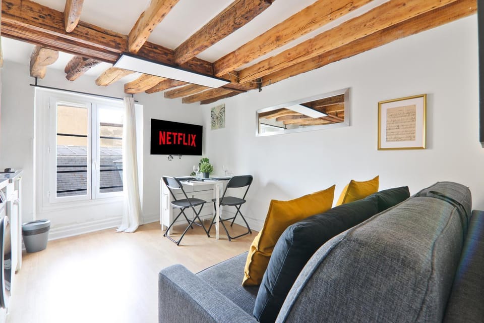 Studio Quartier Saint-Michel Notre-Dame 4 Free Netflix Apartment in Paris