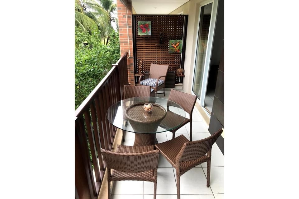 Beautiful apartment, condominium in front of the sea beach Living Apartment in State of Ceará