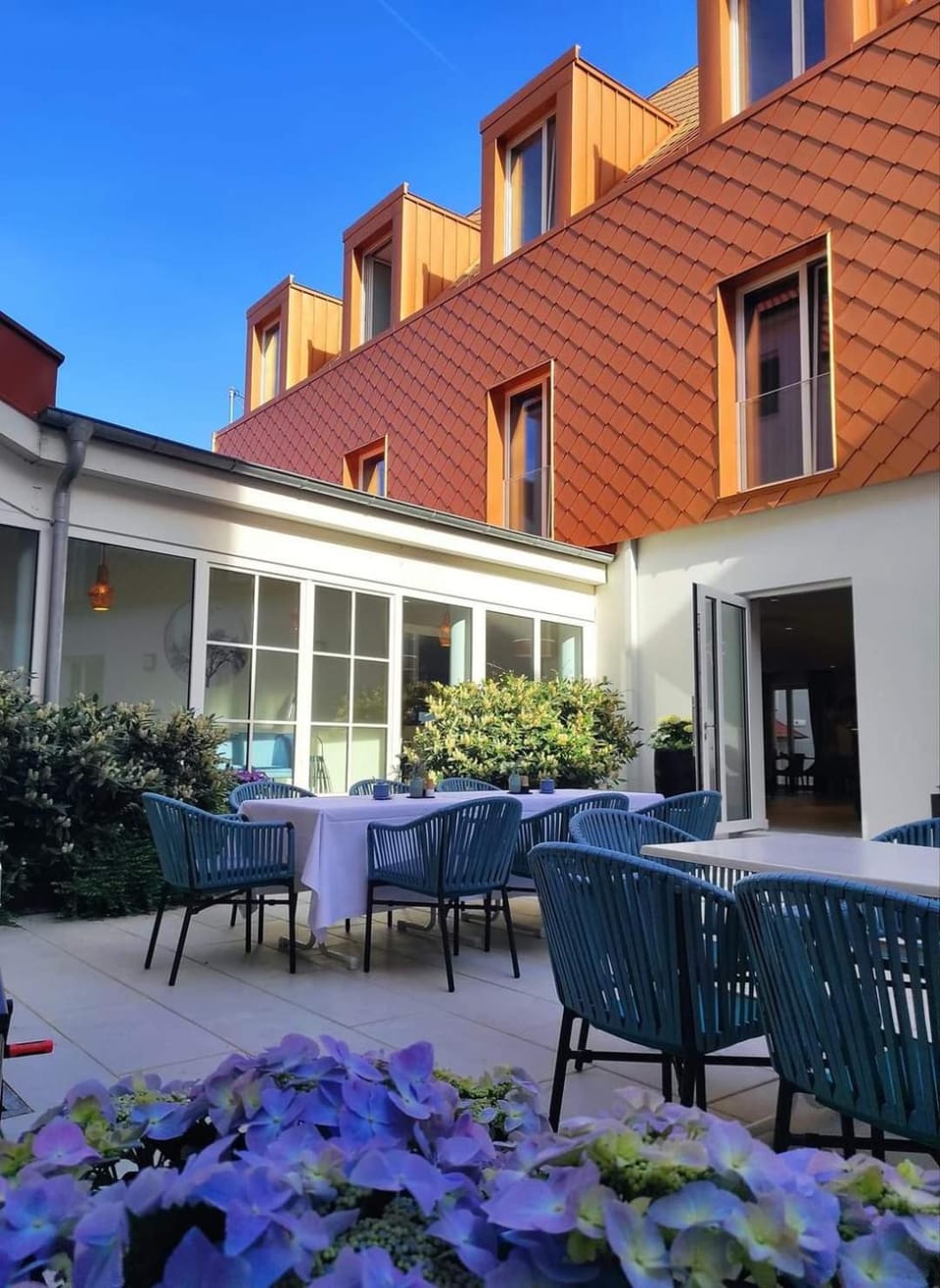 Property building, Patio, Garden view