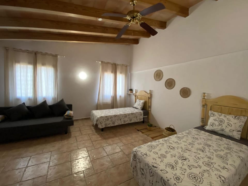 Property building, Living room, Bedroom