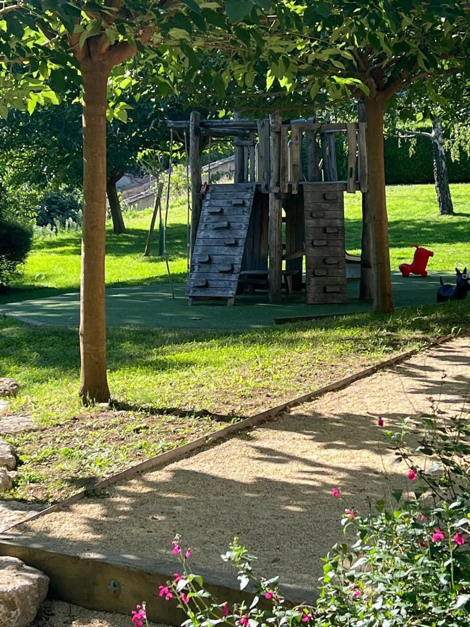Natural landscape, Children play ground, Garden, Garden view