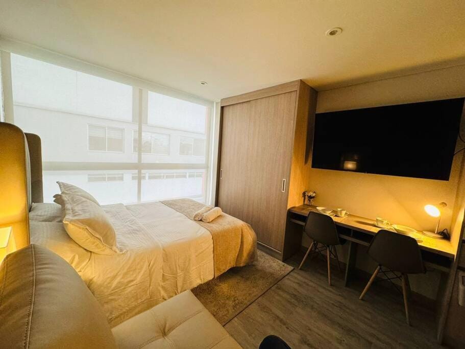 Nuevo Loft cerca a la Embajada Americana, Corferias y Agora Apartment in Bogota