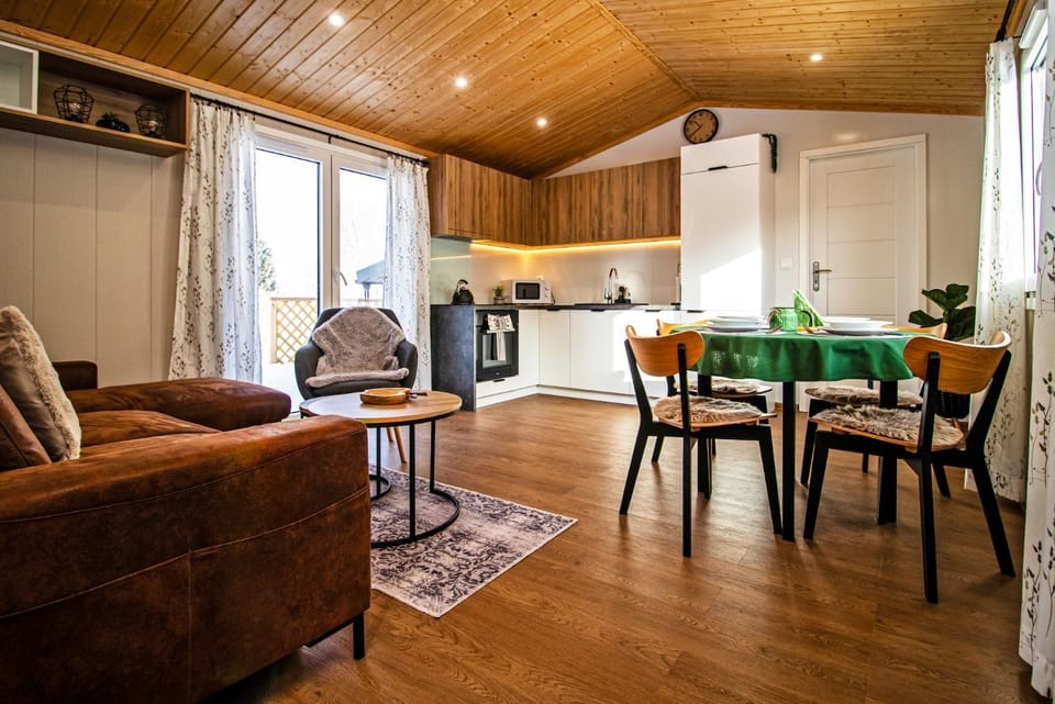 Kitchen or kitchenette, Living room, Dining area