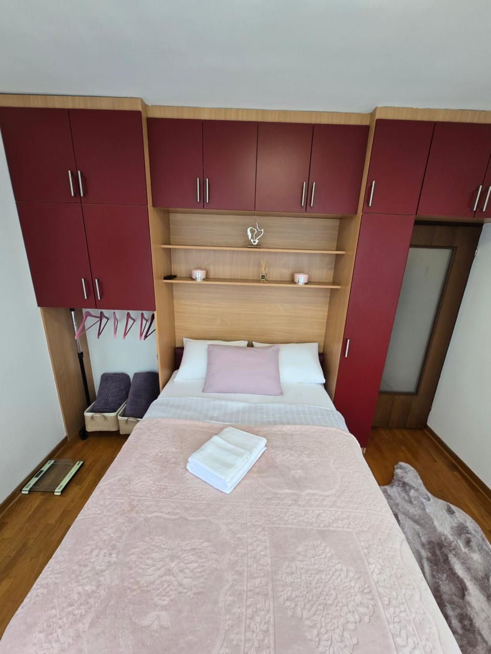 Bed, Photo of the whole room, Bedroom, wardrobe