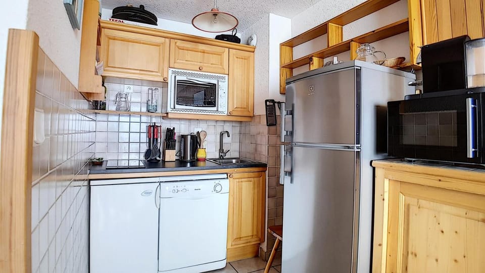Résidence Tetras Lyre - Appartement spacieux · Départ et retour skis aux pieds · Balcon MAE-0504 Apartment in Les Allues