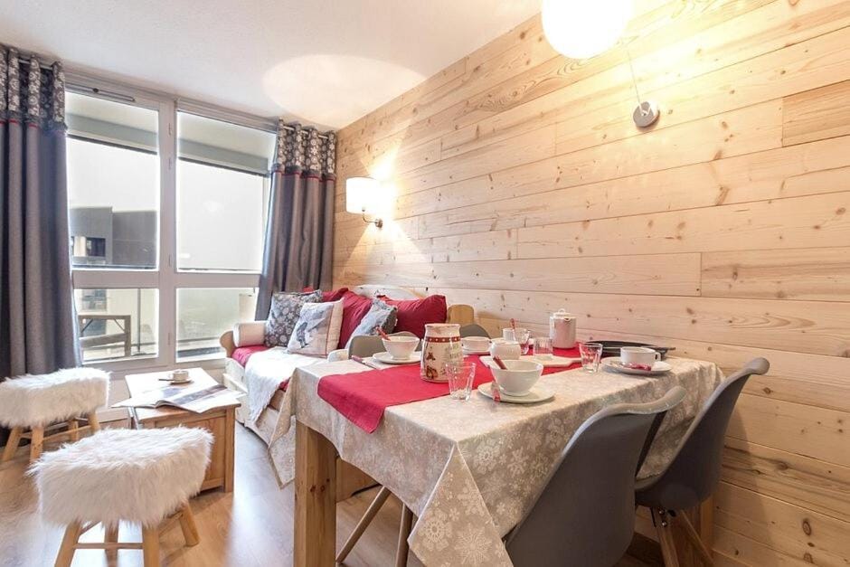 Résidence Soldanelles A - Deux pièces 4 pers clois 28 m² balcon SUD OUEST MAE-1264 Apartment in Les Allues