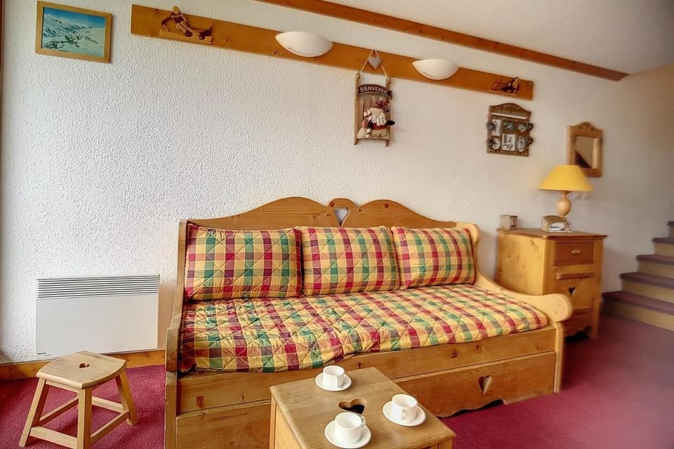 Résidence Cote Brune - Studio duplex lumineux · Départ et retour ski aux pieds · Balcon MAE-1704 Apartment in Les Allues