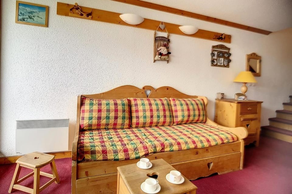 Résidence Cote Brune - Studio duplex lumineux · Départ et retour ski aux pieds · Balcon MAE-1704 Apartment in Les Allues