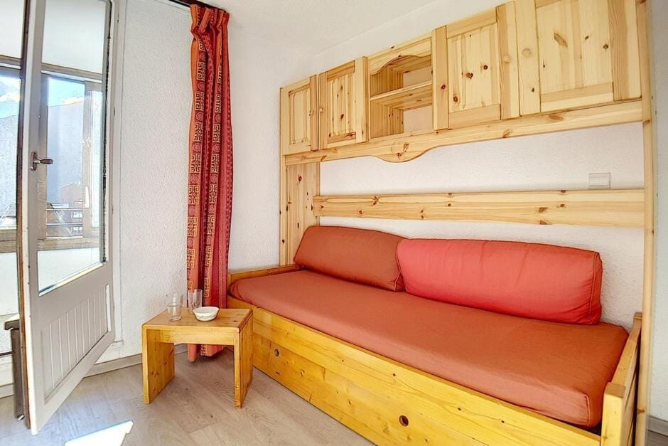 Résidence Le Sorbier - Appartement lumineux · Départ et retour skis aux pieds · Vue sur les pistes MAE-1714 Apartment in Les Allues
