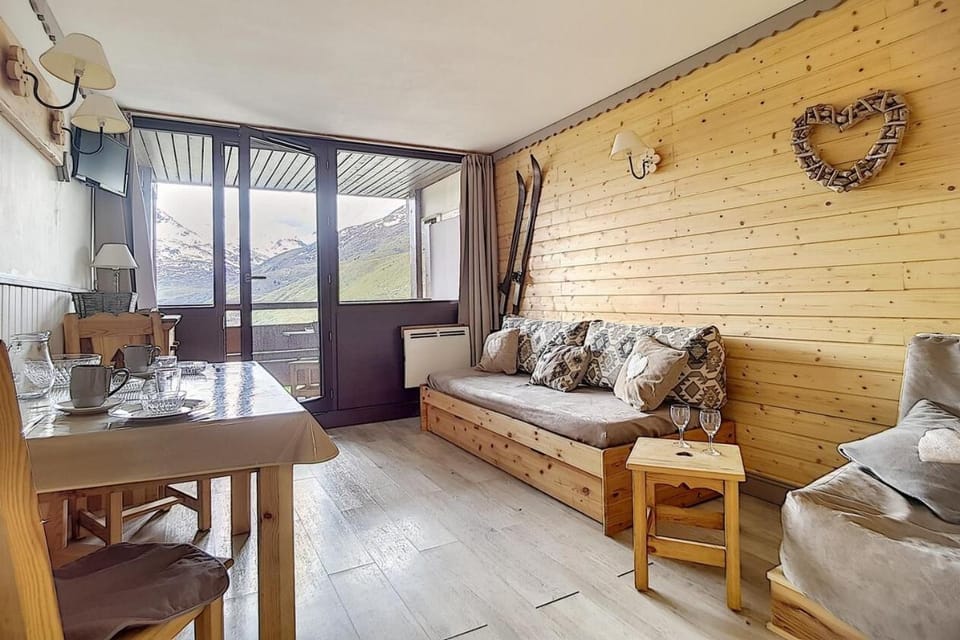 Résidence Burons - Studio moderne · Ski aux pieds · Balcon avec très jolie vue MAE-2024 Apartment in Les Allues