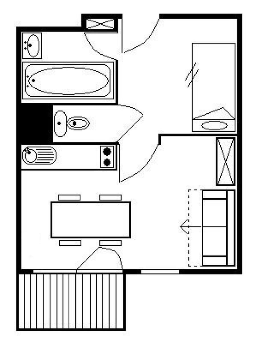 Résidence Gentianes - Studio standard ·Proche des pistes · Balcon MAE-3184 Apartment in Les Allues