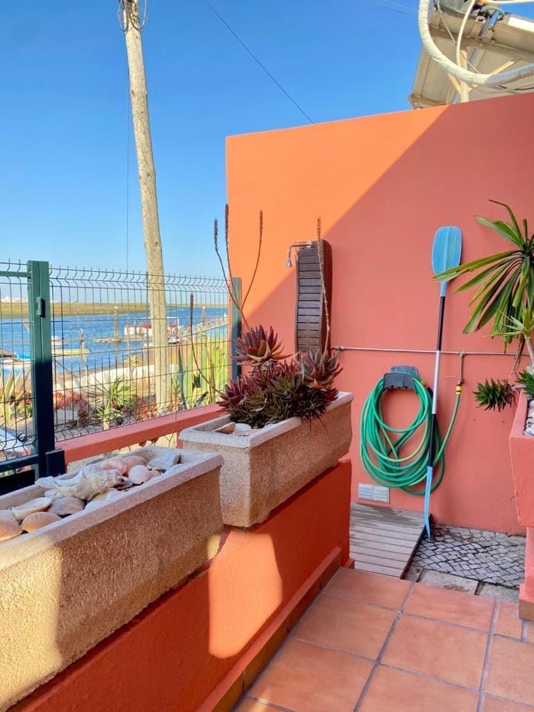 Shower, Patio, Natural landscape, View (from property/room)
