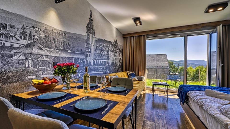 Apartament Sky Verde 7 z Ogólnodostępną Sauną - 5D Apartments Apartment in Lower Silesian Voivodeship