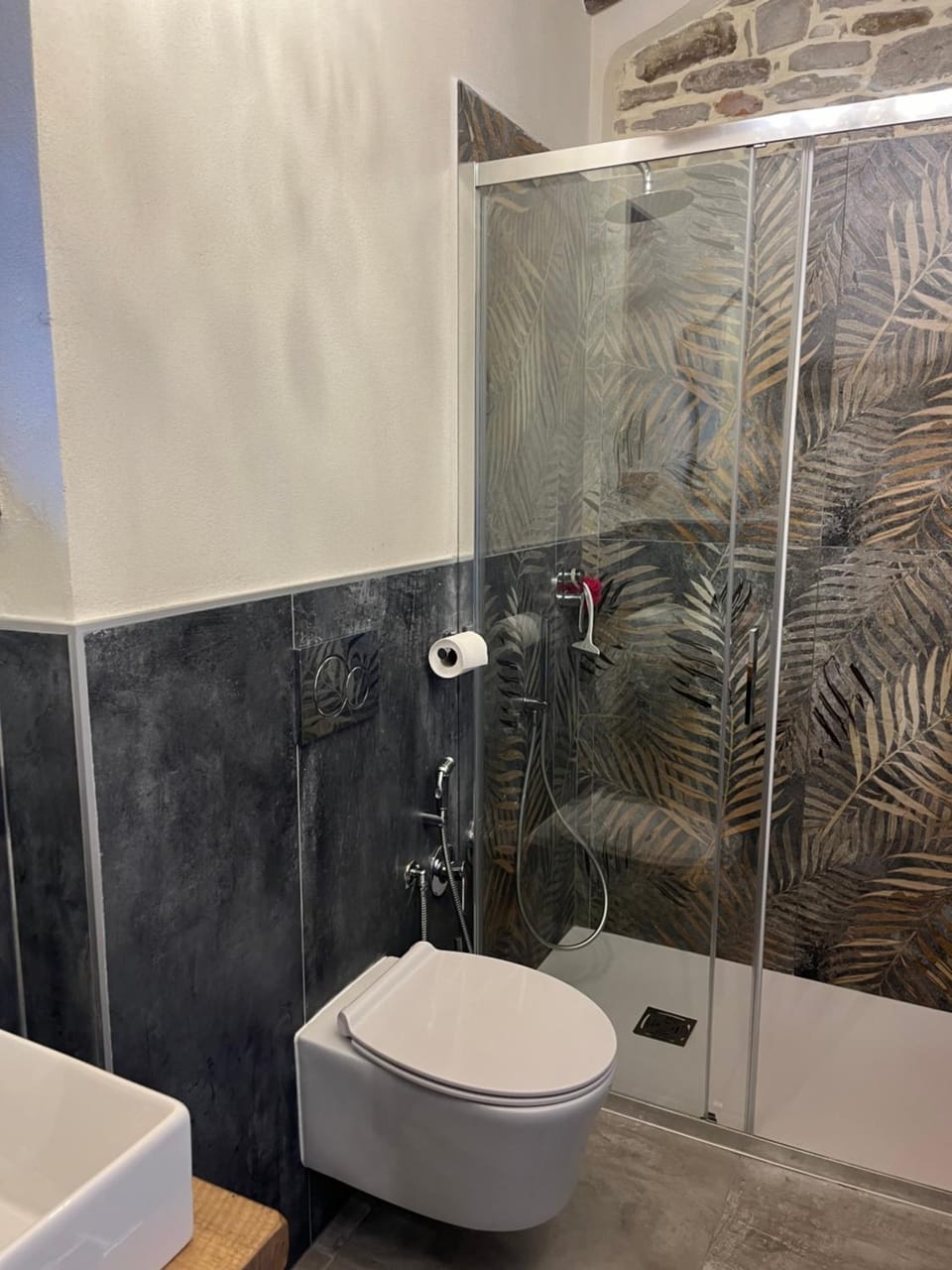 Shower, Toilet, Bathroom, Decorative detail