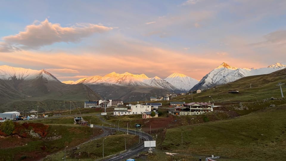 Natural landscape, Autumn, Mountain view, Sunrise