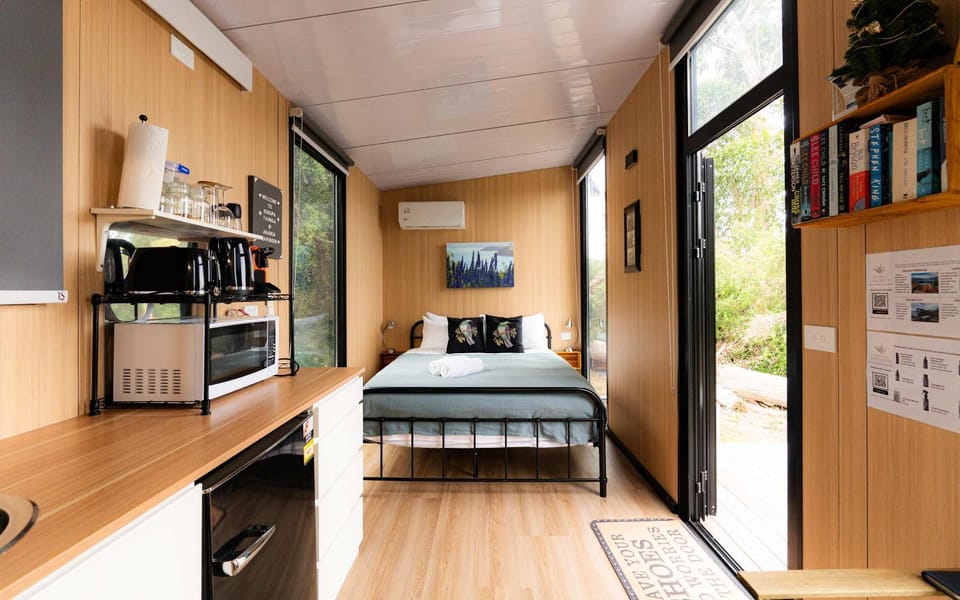 Kūkupa Taunga at Akaroa Lavender by Tiny Away House in Canterbury