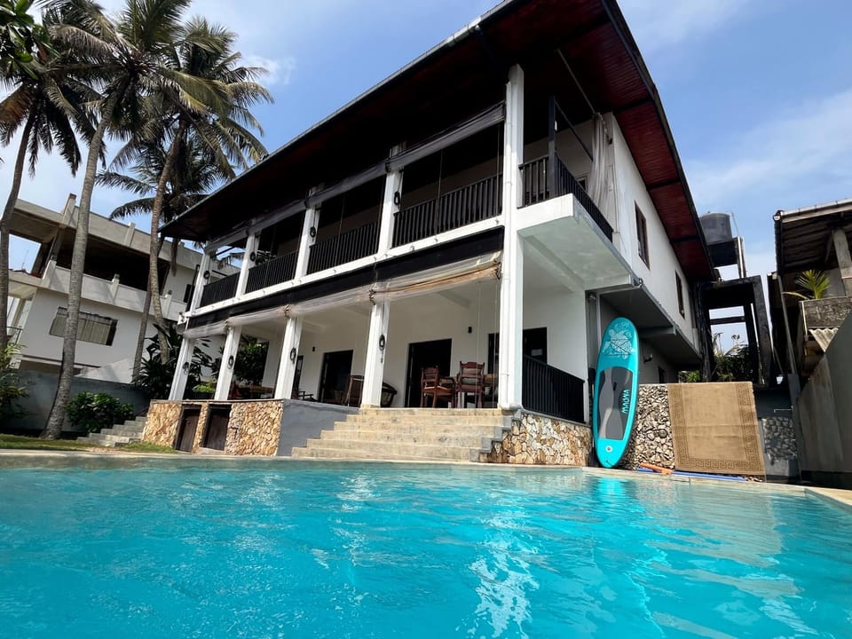 Property building, Pool view