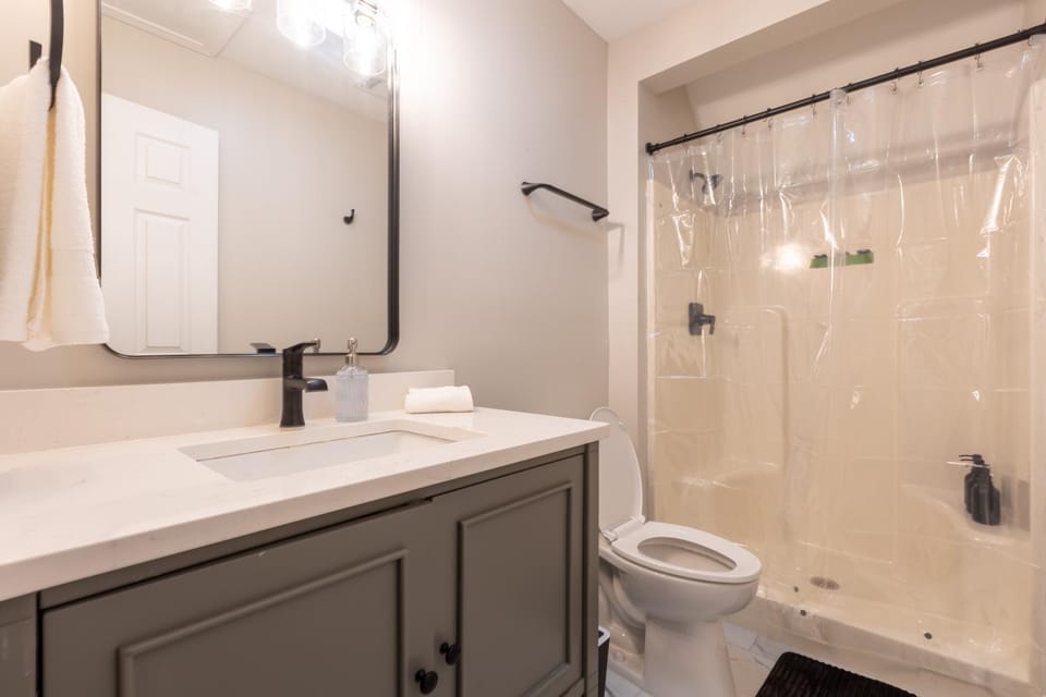 Shower, Toilet, towels