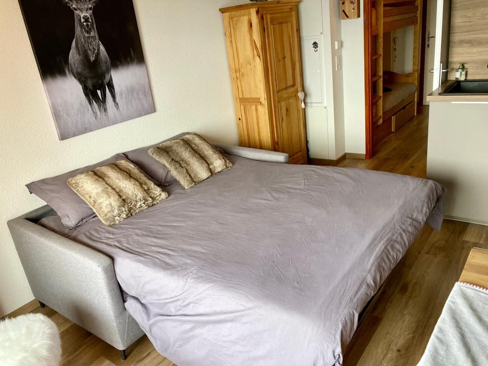 Bed, Photo of the whole room, Bedroom, wardrobe